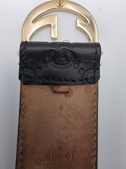 Gucci Interlocking G Belt in Guccissima Leather