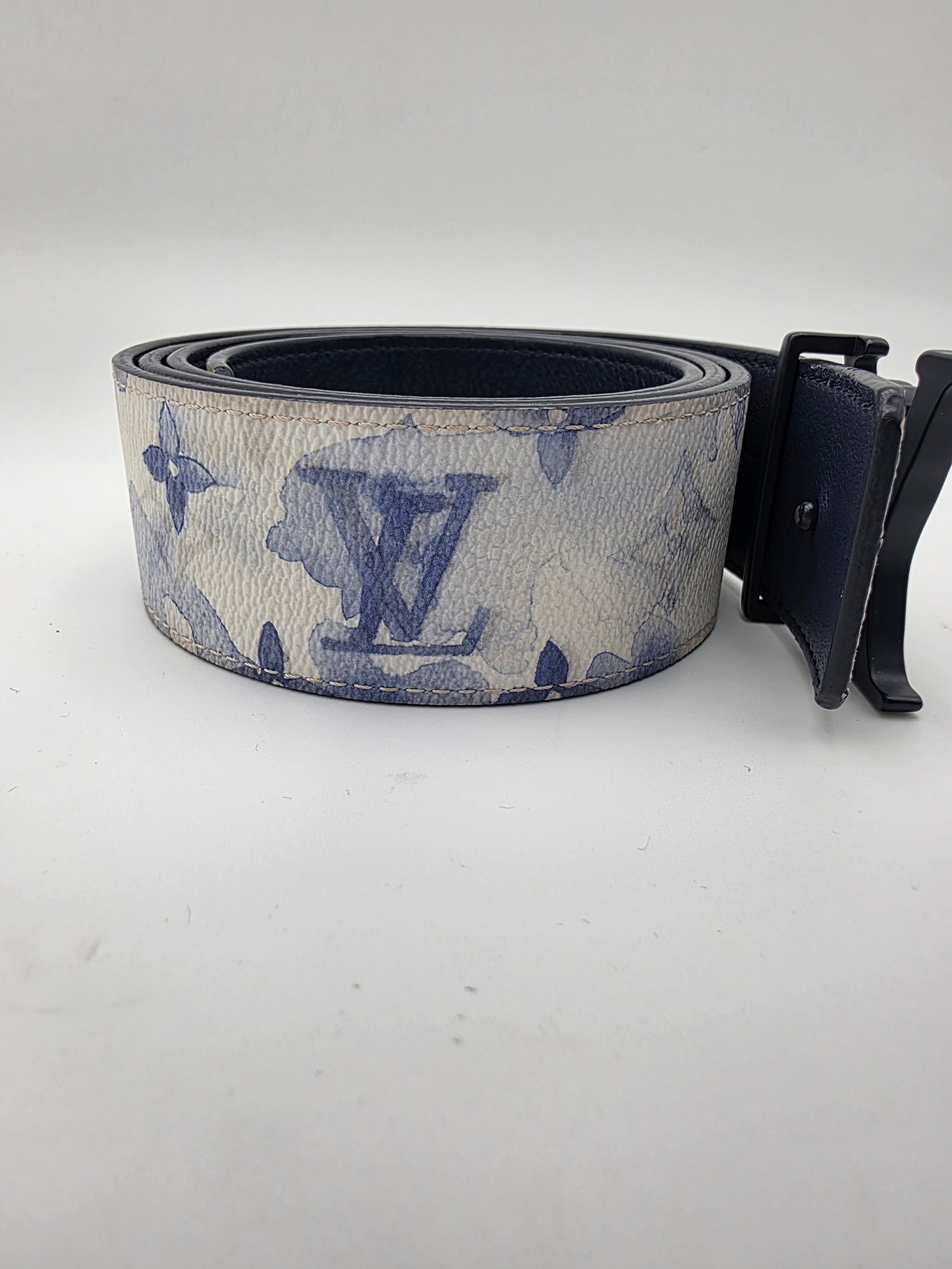 Louis Vuitton LV Initiales 40mm Reversible Belt Monogram Tapestry