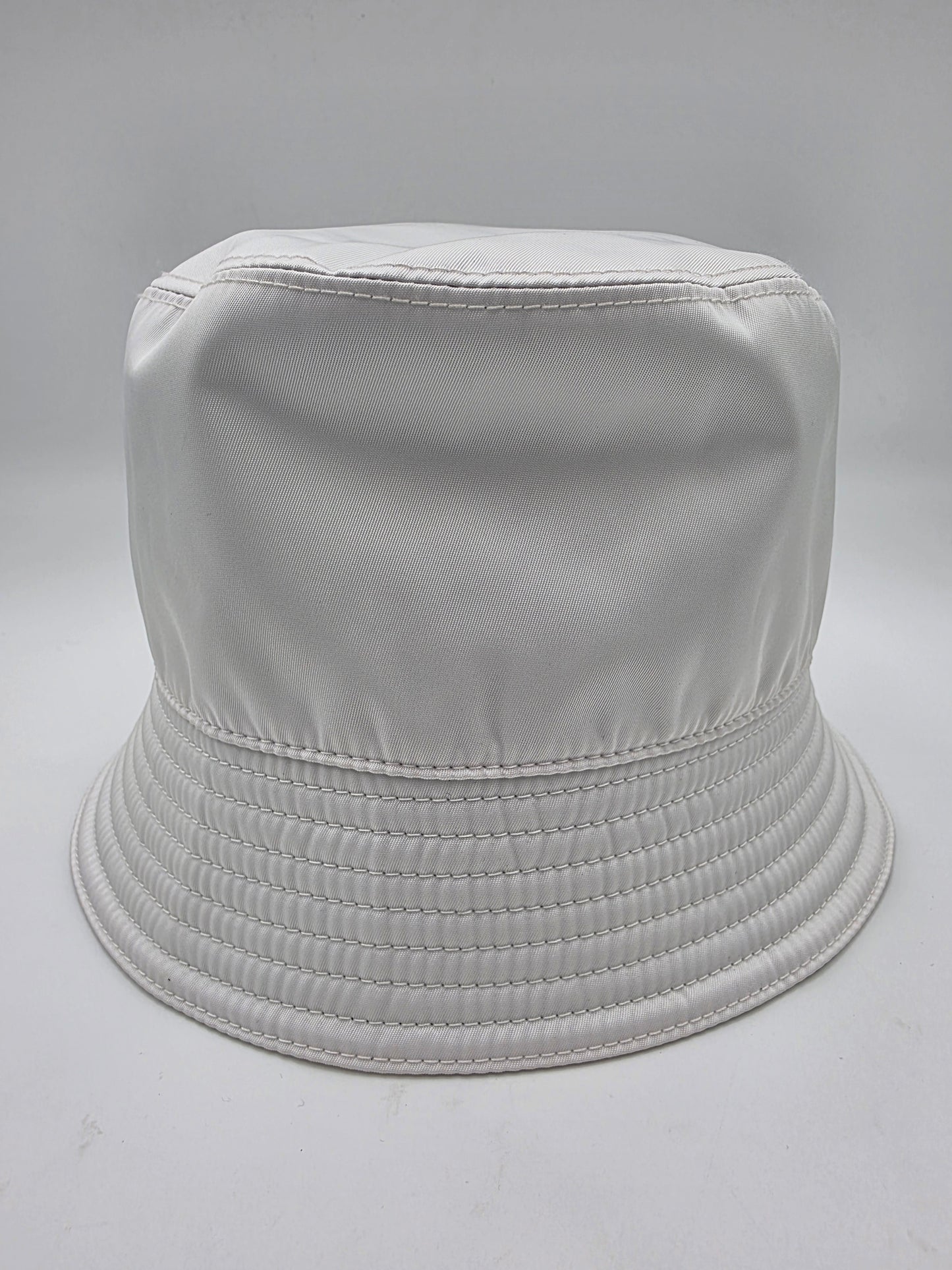 Prada Re-Nylon Bucket Hat in White