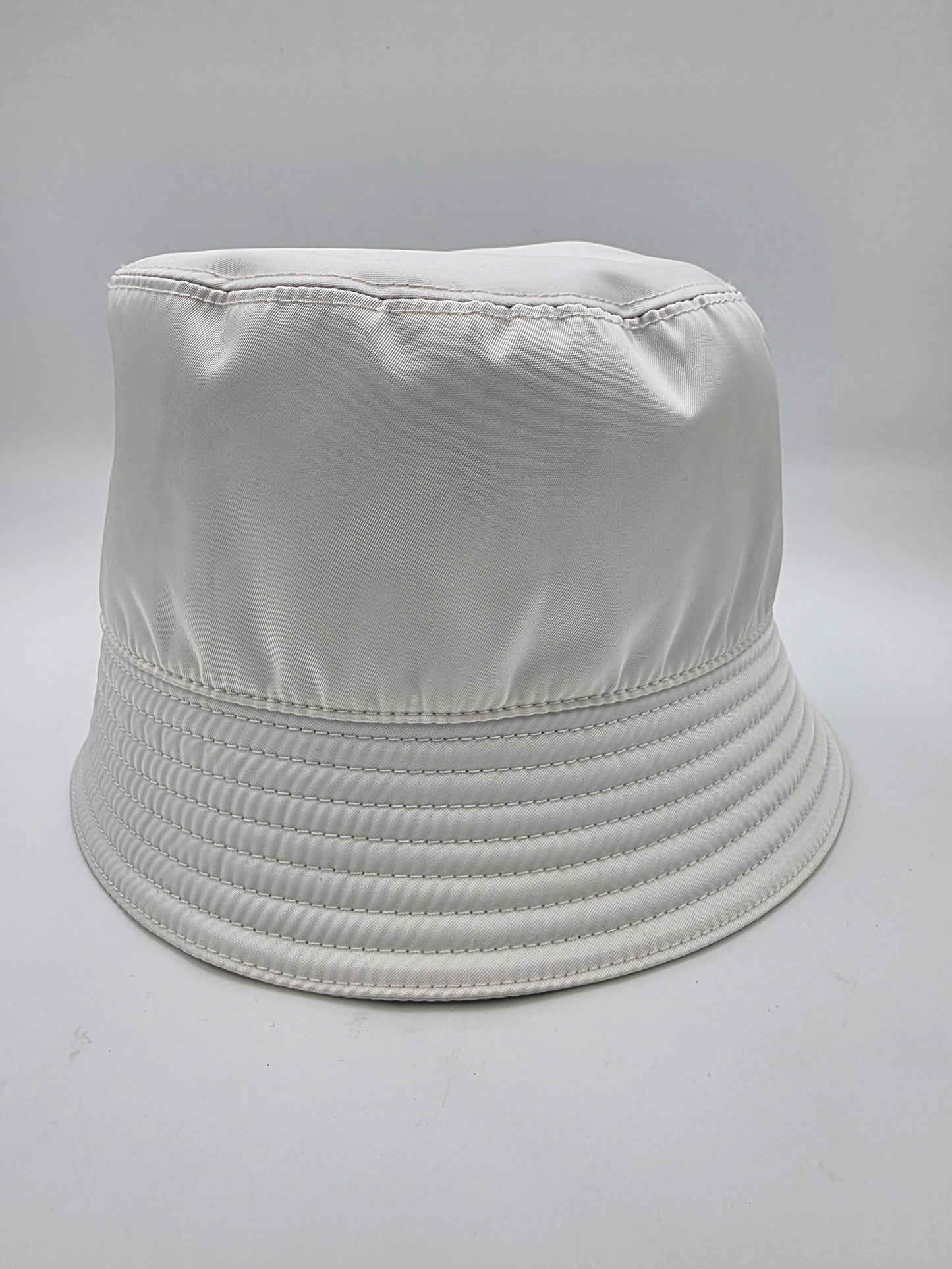 Prada Re-Nylon Bucket Hat in White