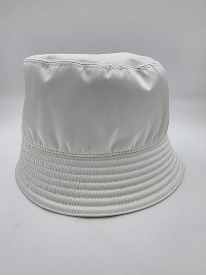 Prada Re-Nylon Bucket Hat in White