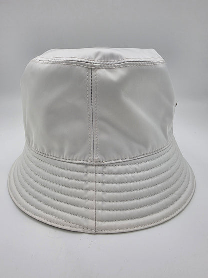 Prada Re-Nylon Bucket Hat in White