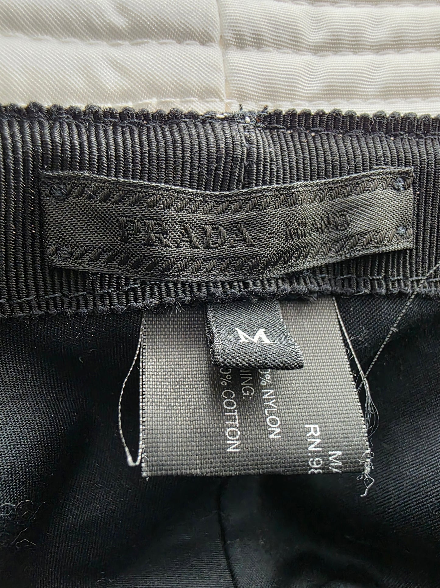 Prada Re-Nylon Bucket Hat in White