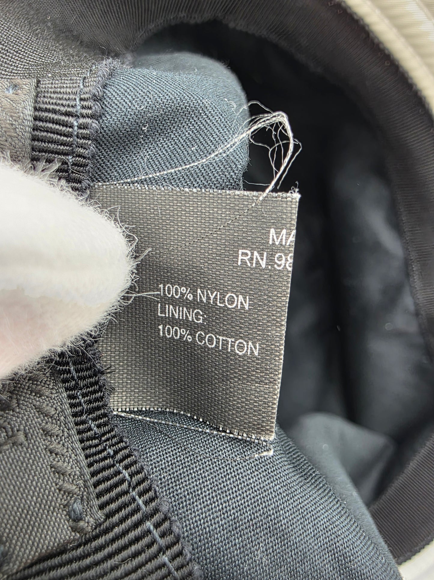 Prada Re-Nylon Bucket Hat in White