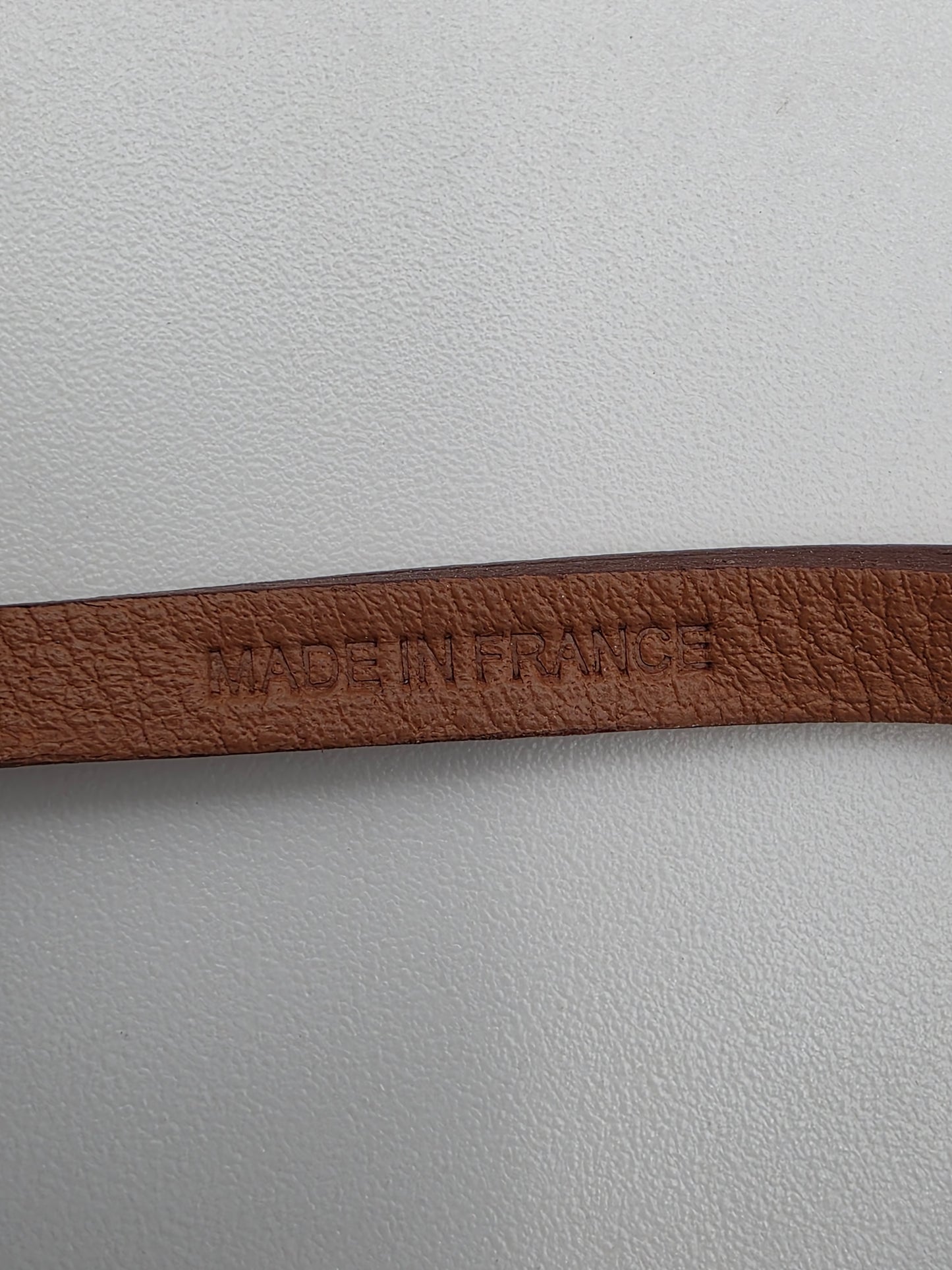 Hermès Milo Lambskin Shopping Bag Charm in Feu