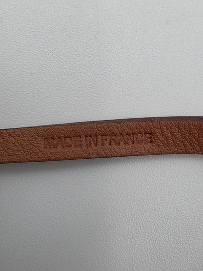 Hermès Milo Lambskin Shopping Bag Charm in Feu
