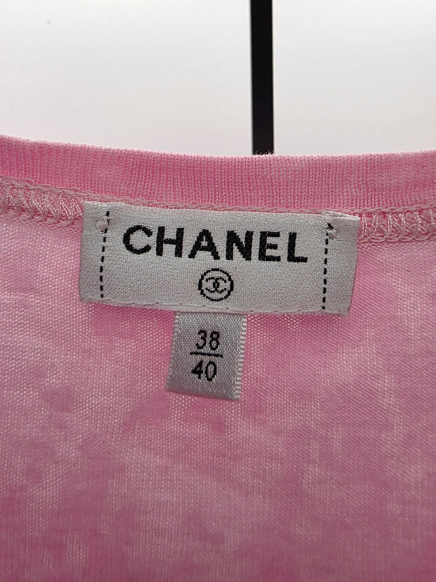 Chanel 2020 Cruise Collection Embroidered Tie-Dye T-Shirt