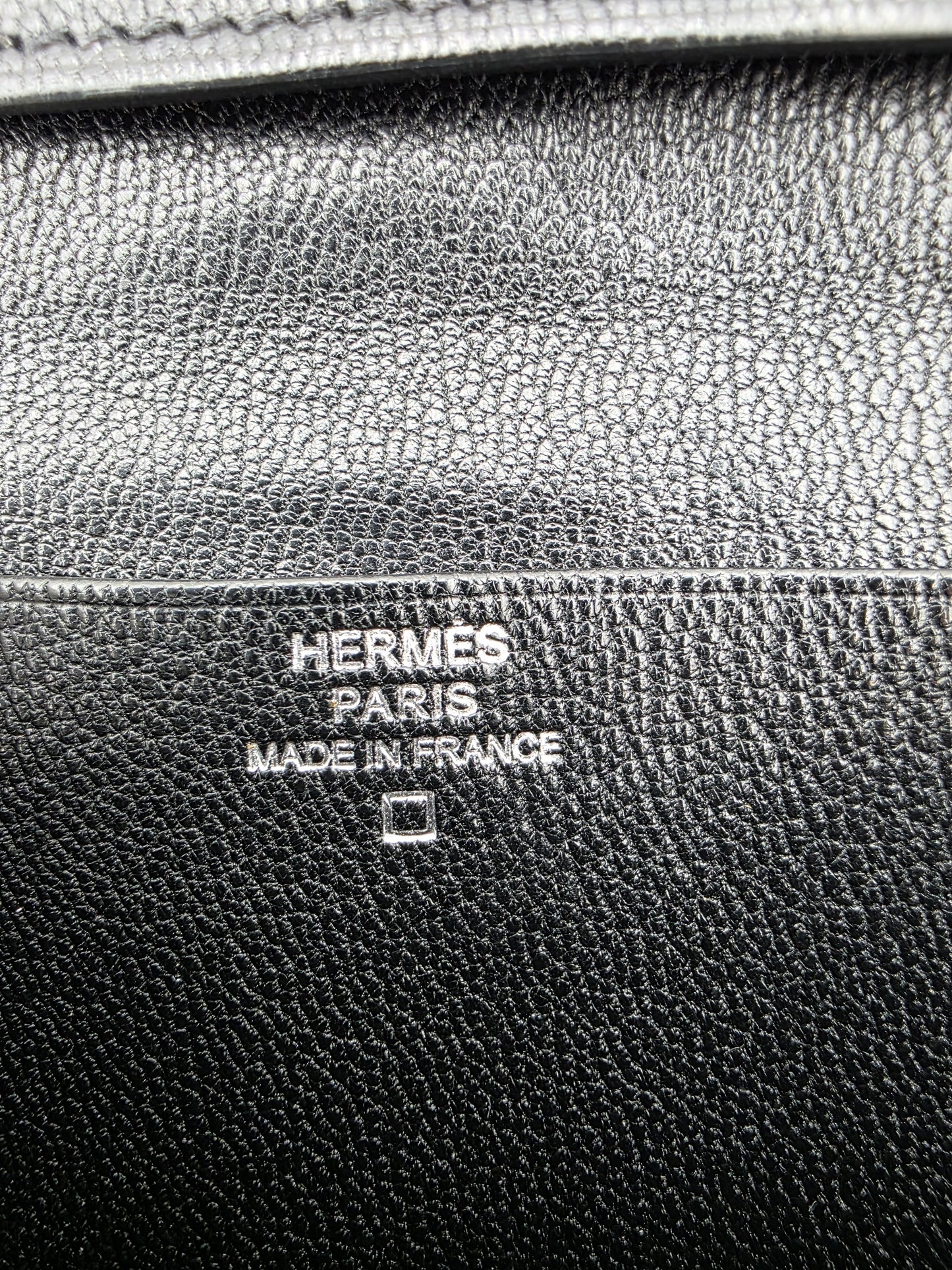 Hermès Béarn Long Wallet Alligator Leather In Noir with Diamond H Clasp
