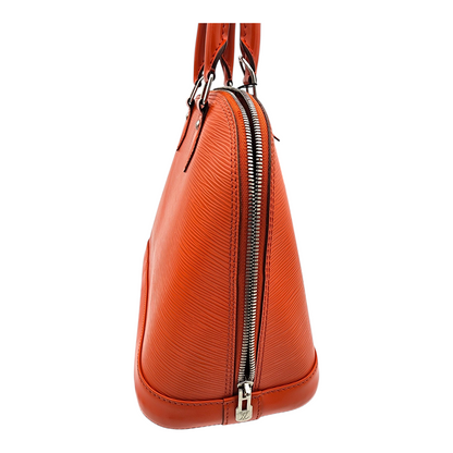 Louis Vuitton Alma PM Handbag In Piment Epi Leather