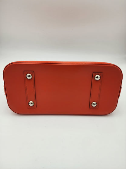Louis Vuitton Alma PM Handbag In Piment Epi Leather