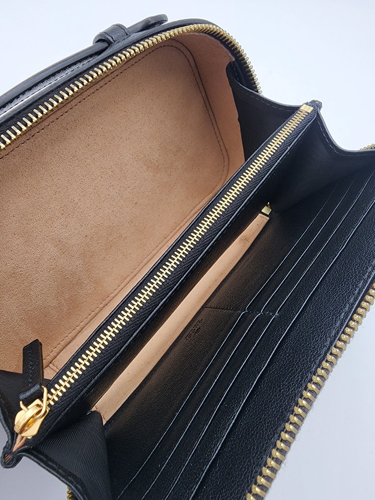 Gucci Black Star Mini Shoulder Bag In Embossed Calfskin Leather