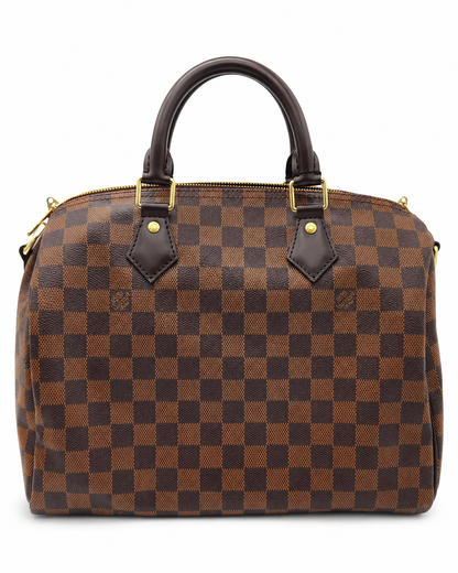 Louis Vuitton Speedy Bandouliere 30 In Damier Ebene Canvas