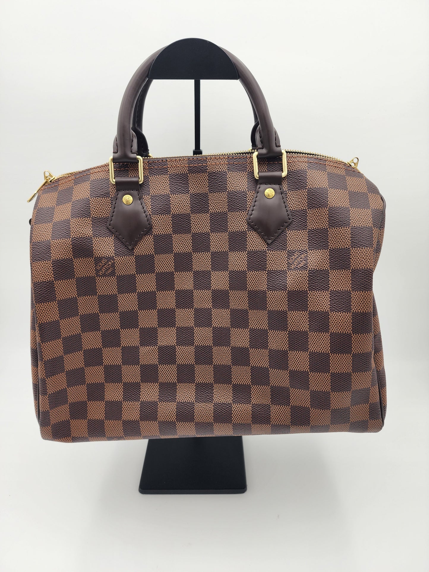 Louis Vuitton Speedy Bandouliere 30 In Damier Ebene Canvas