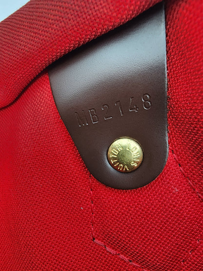 Louis Vuitton Speedy Bandouliere 30 In Damier Ebene Canvas