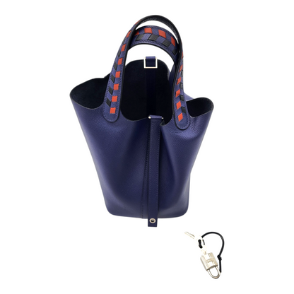 Hermès Limited Edition Tressage De Cuir Picotin Lock 22