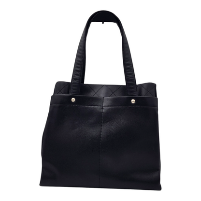 Chanel Caviar Ultimate Executive Tote Small Black SHW