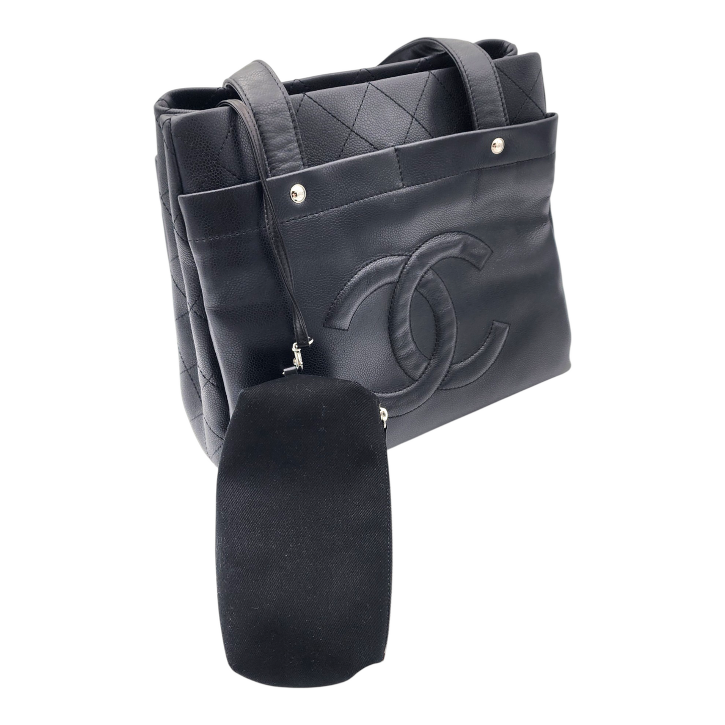 Chanel Caviar Ultimate Executive Tote Small Black SHW