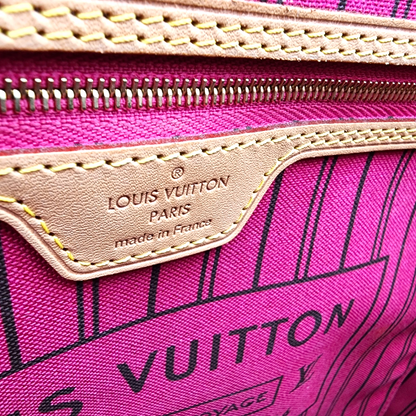 Louis Vuitton Monogram Neverfull MM Pivoine with Pouch