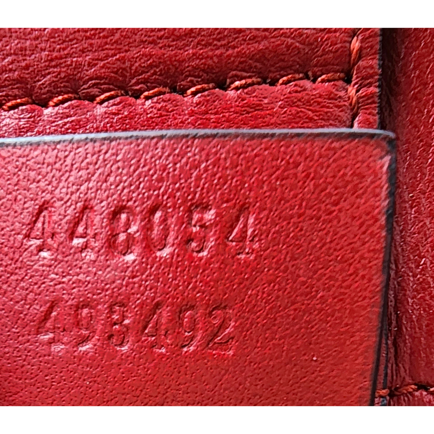 Gucci Calfskin Matelassé Small GG Marmont Tote Red GHW