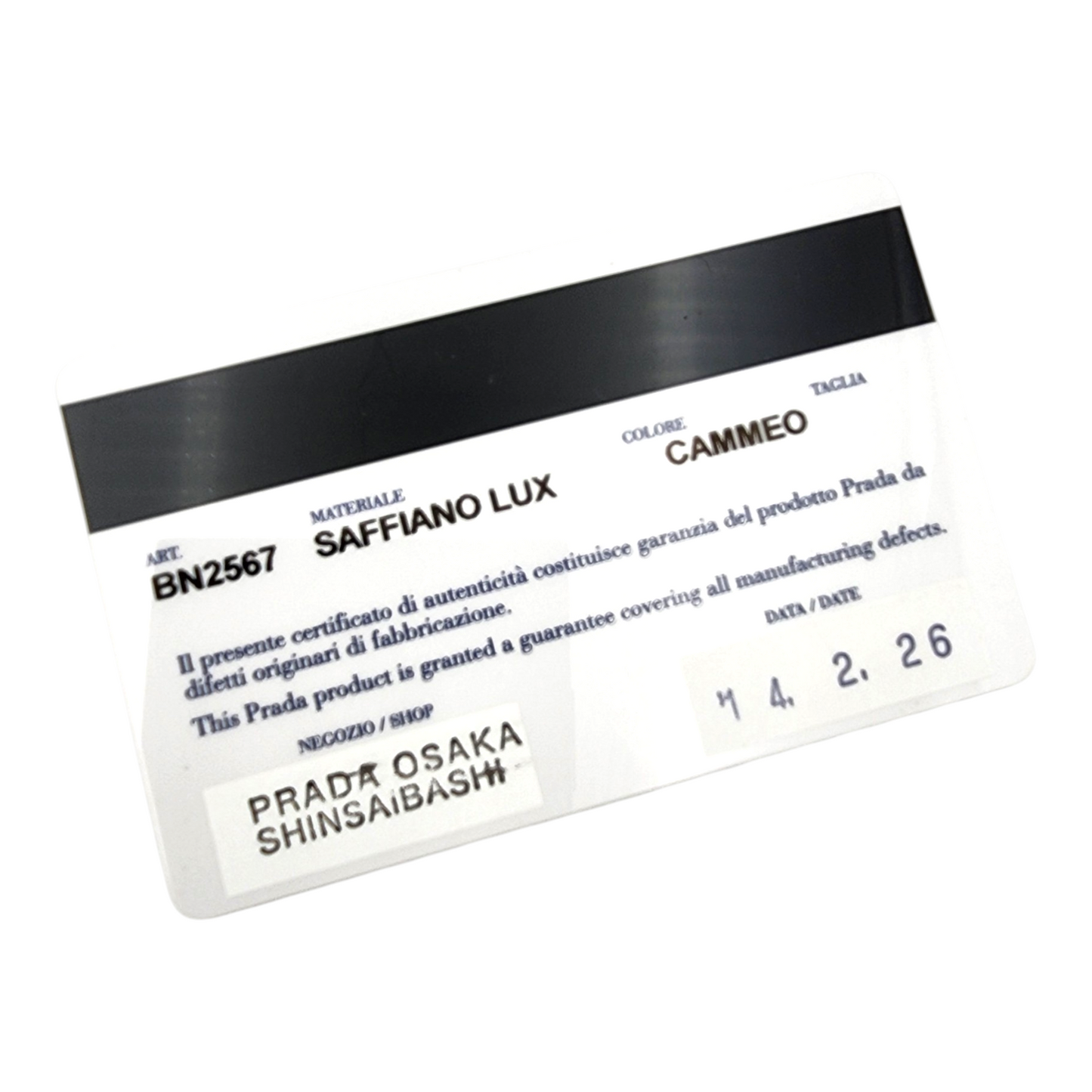 Prada Saffiano Lux Promenade Medium Bag Cammeo GHW