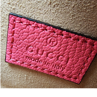 Gucci Goatskin Mini Aphrodite Shoulder Bag Rhodamine Pink GHW