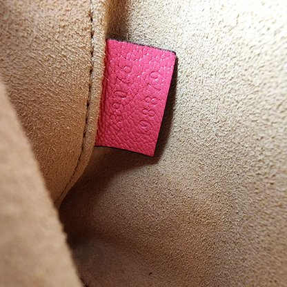 Gucci Goatskin Mini Aphrodite Shoulder Bag Rhodamine Pink GHW