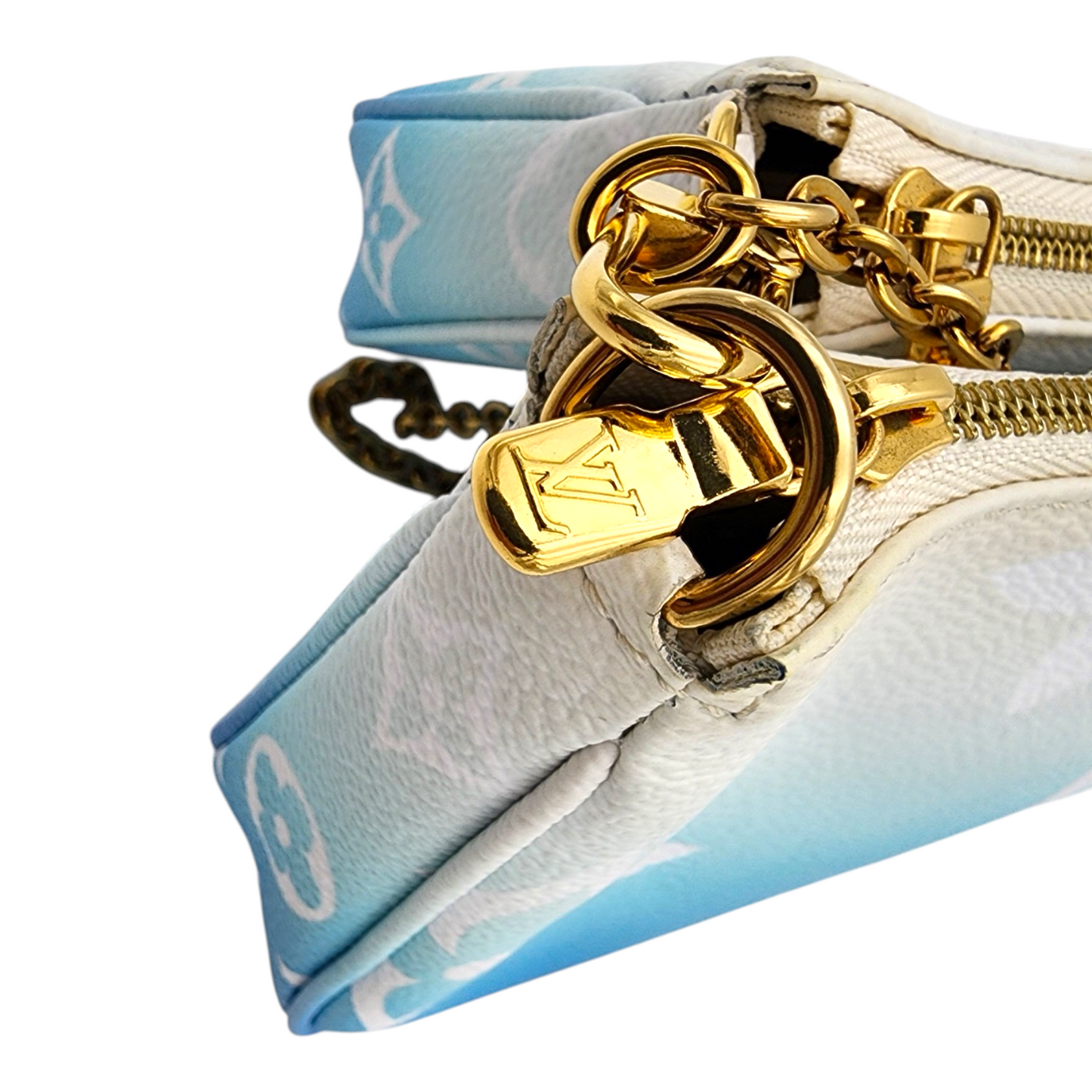 Louis Vuitton Monogram Giant By The Pool Multi Pochette Accessoires Blue