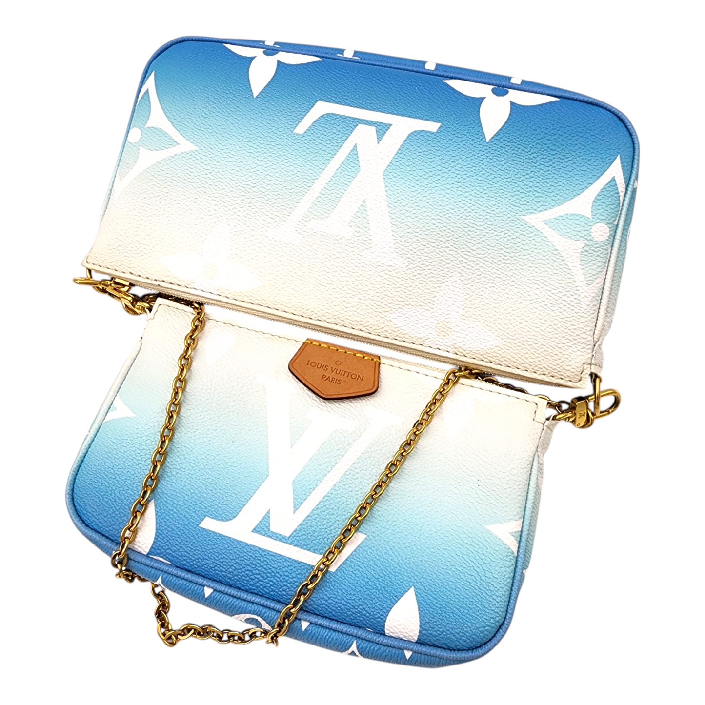 Louis Vuitton Monogram Giant By The Pool Multi Pochette Accessoires Blue