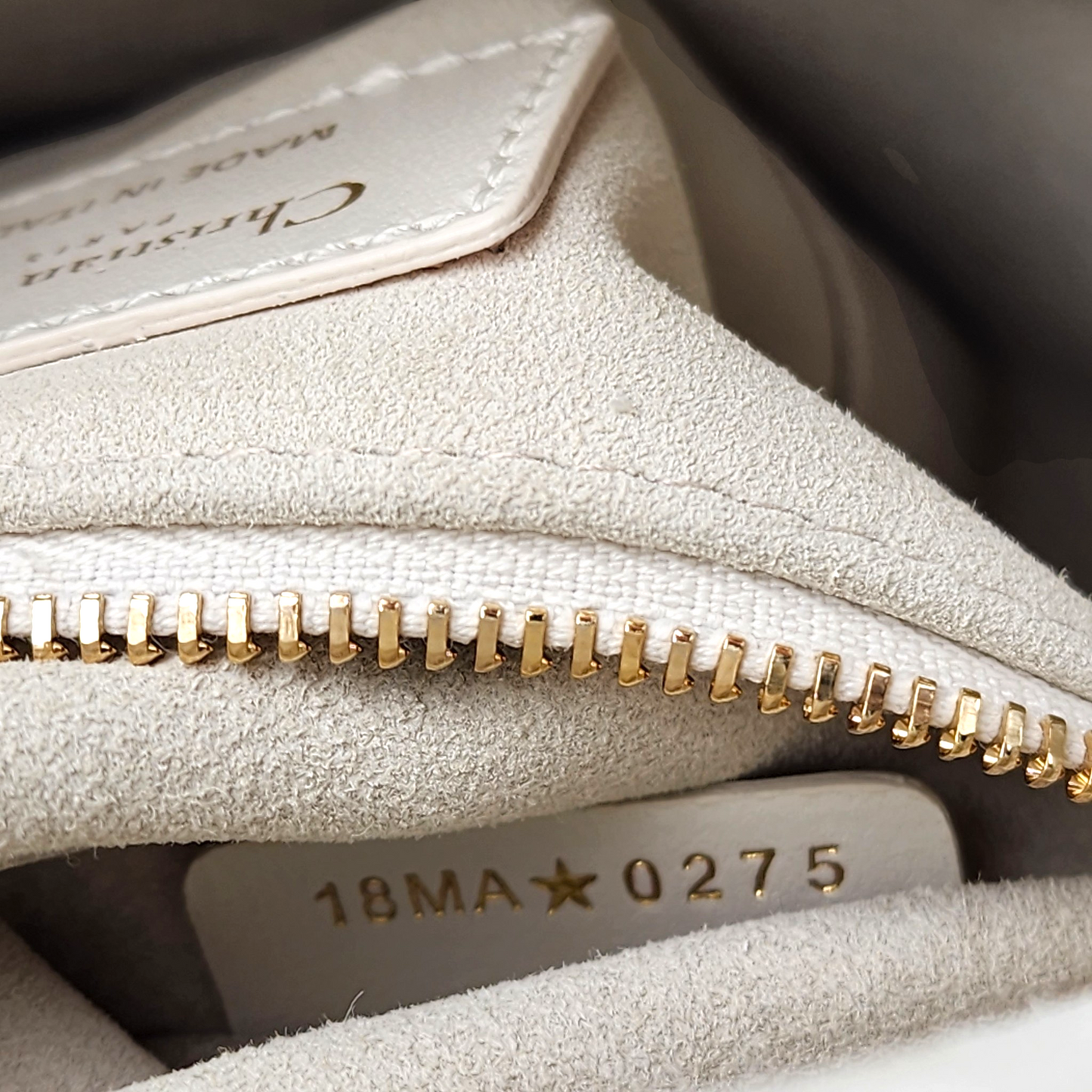 2026 Mini Lady Dior Bag with Chain in Latte Cannage Lambskin