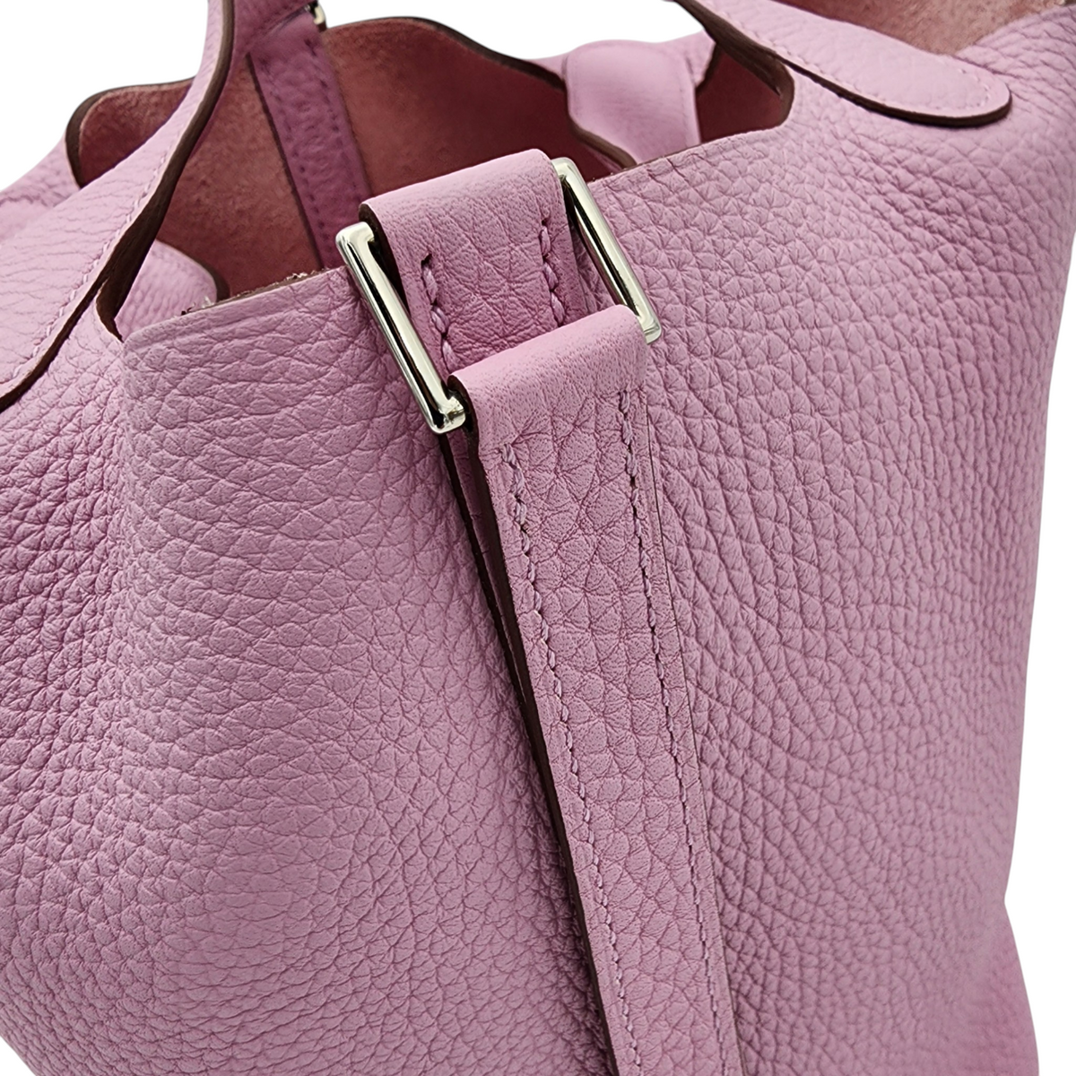 Hermès Clemence Picotin Lock 18 PM Mauve Sylvestre PHW Stamp U (2022)