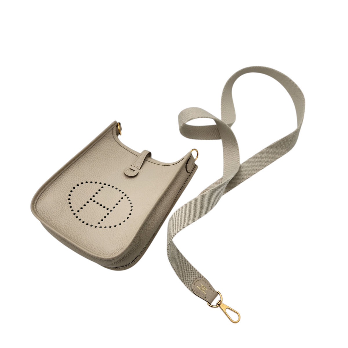 Hermès Clemence Evelyne TPM 16 Beton GHW Stamp B (2023)