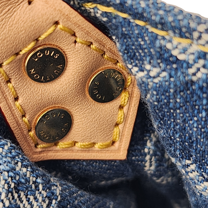Louis Vuitton x Takashi Murakami Monogram Cherry Denim Sunset Shoulder Bag GHW