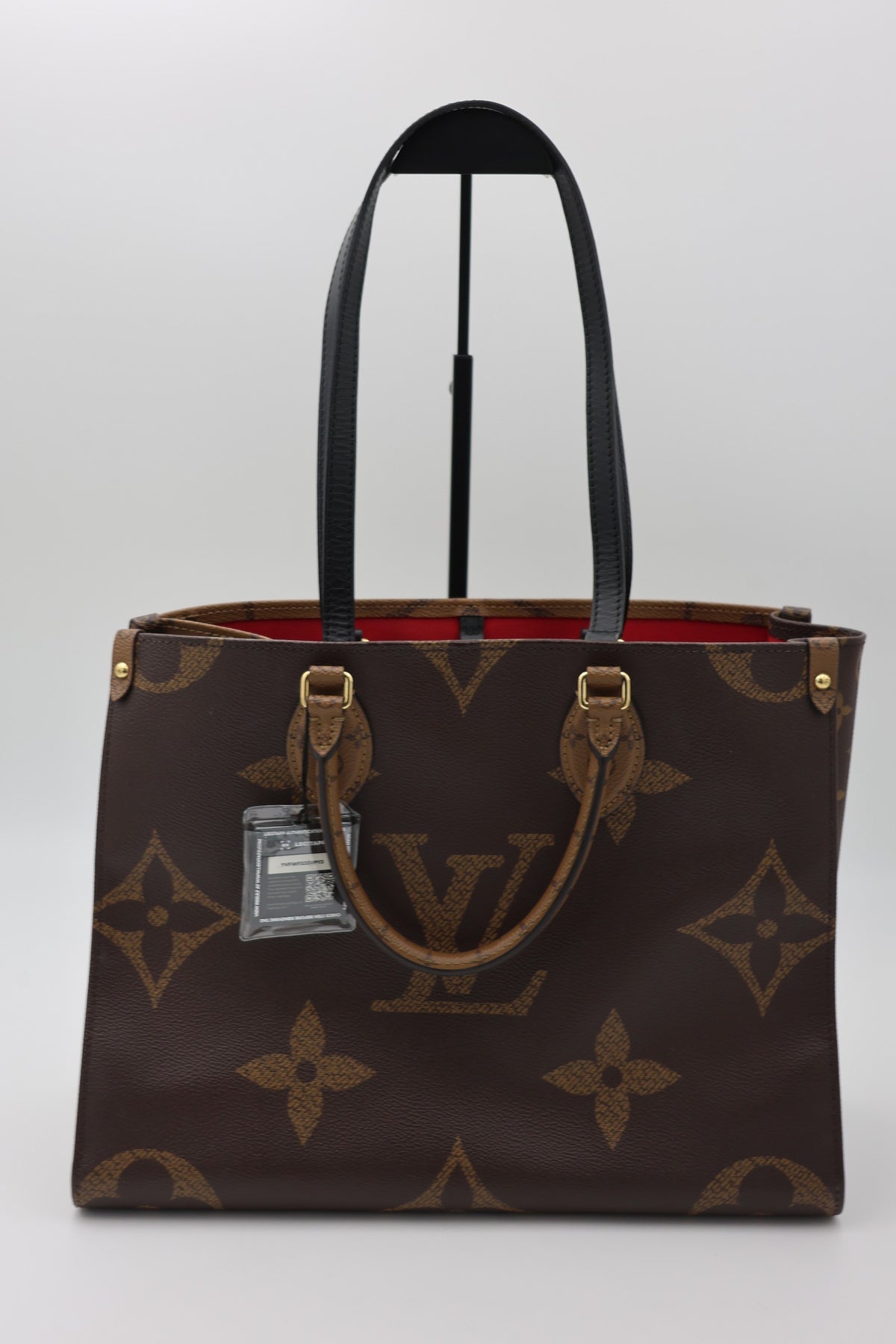 Louis Vuitton Monogram Giant Reverse Canvas OnTheGo MM Tote Bag GHW