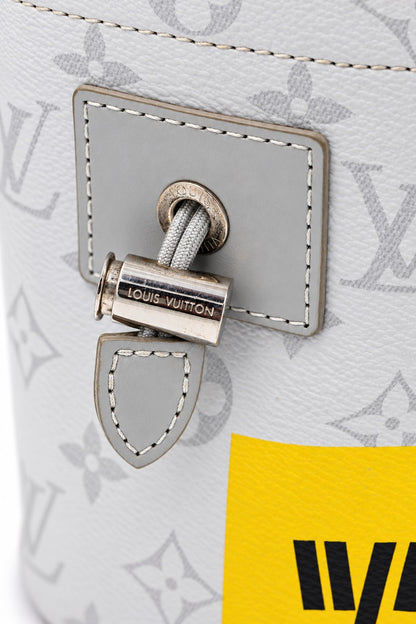 Louis Vuitton Chalk Nano Bag Limited Edition Logo Story Monogram Canvas
