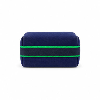 Hermès Canvas Bride-a-Brac PM Case Navy Multicolor PHW