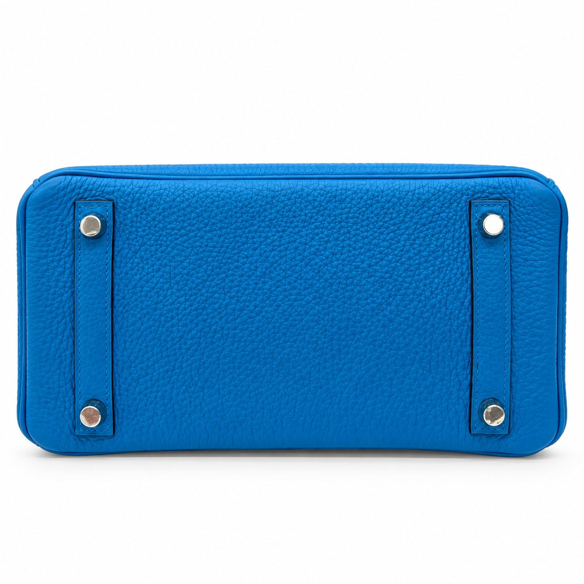 Hermès 25 Birkin Zanzibar Blue Palladium Hardware stamp Y