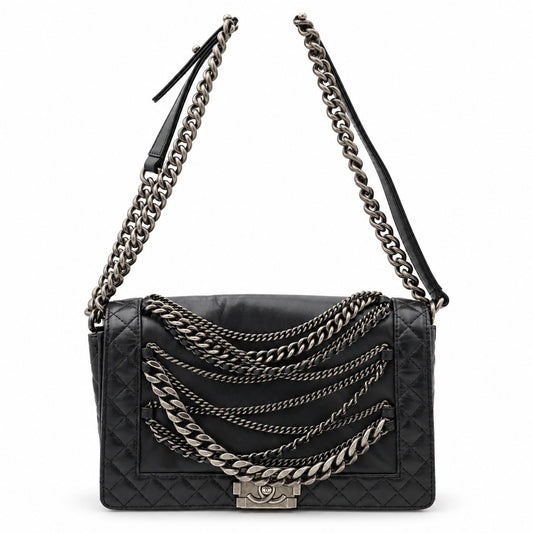 Chanel Paris Dallas Medium Lambskin Enchained Boy Flap