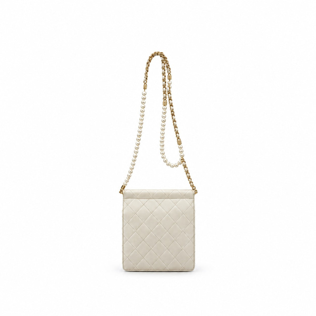 Chanel Chic Pearls Flap Bag Quilted Lambskin Small