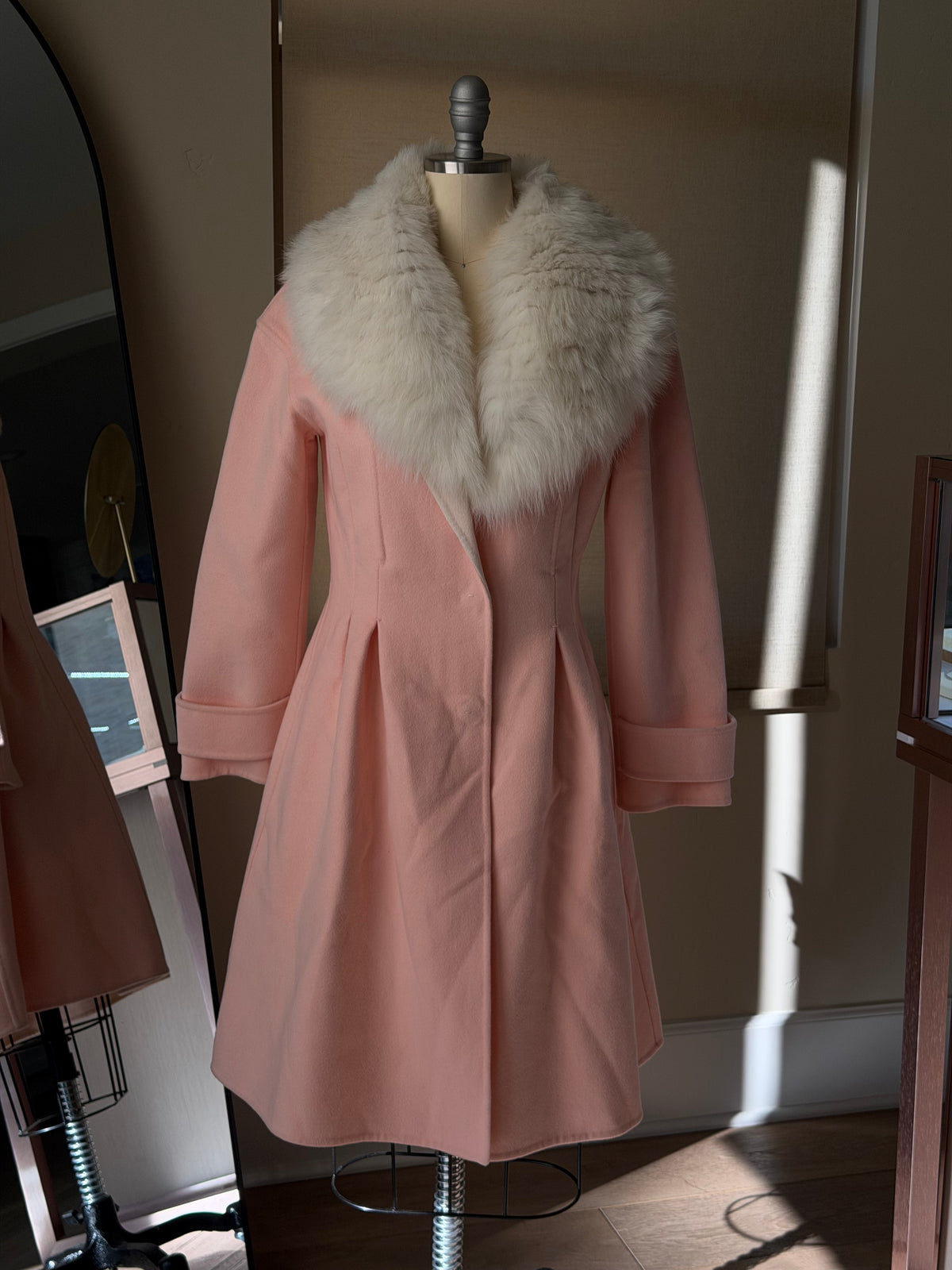 Fendi Pink Wool Coat