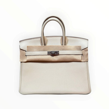 Hermès Birkin 25, Beton Colot, Togo Leather , C stamp