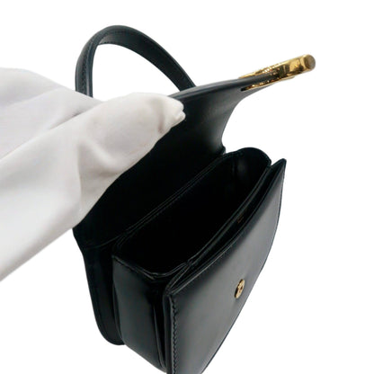 Celine Mini Besace Clea in Shiny Calfskin