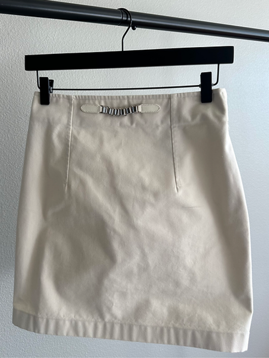 HERMES Cotton Mini Skirt