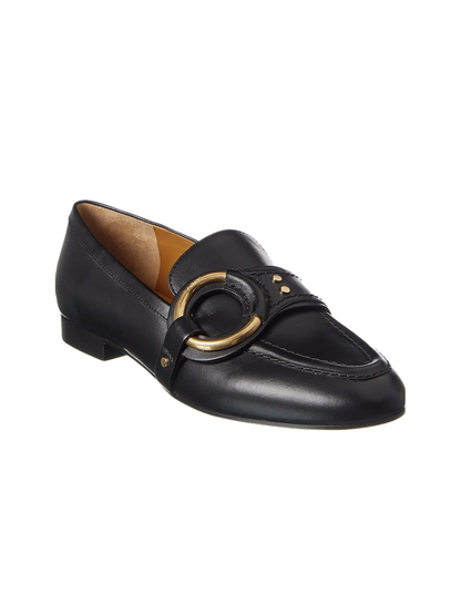 CHLOÉ Demi Buckle Leather Loafer