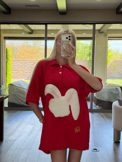 Dior Lunar New Year Rabbit Embroidered Polo