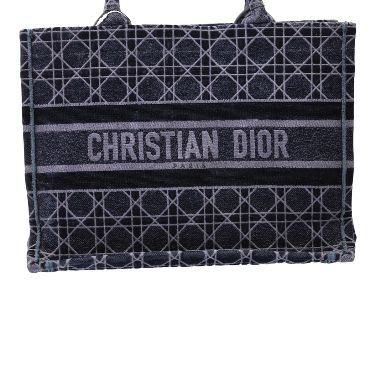 Dior Oblique Canvas Book Tote Navy