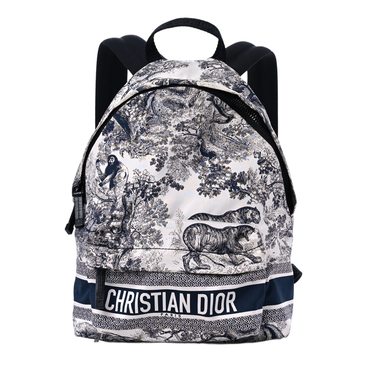 Christian Dior Toile De Jouy Travel Backpack Technical Fabric Small