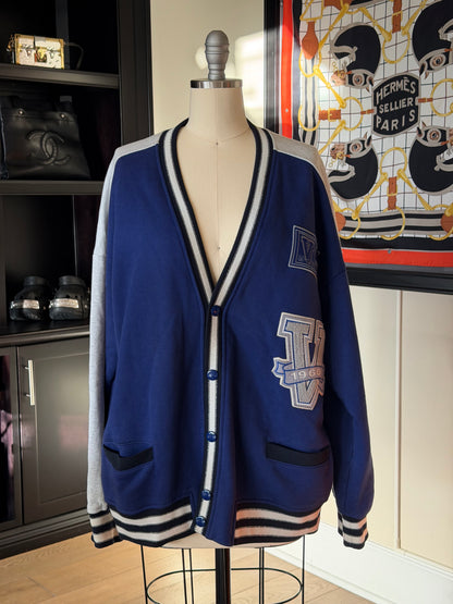 Valentino Contrast Logo Cardigan