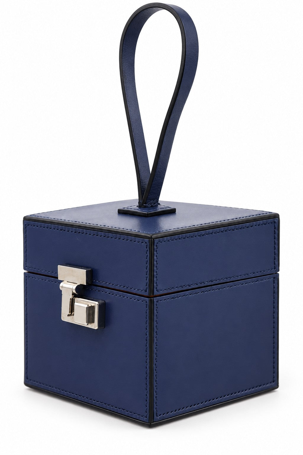 Moynat Structured Trunk Bag Navy (Model To Confirm)