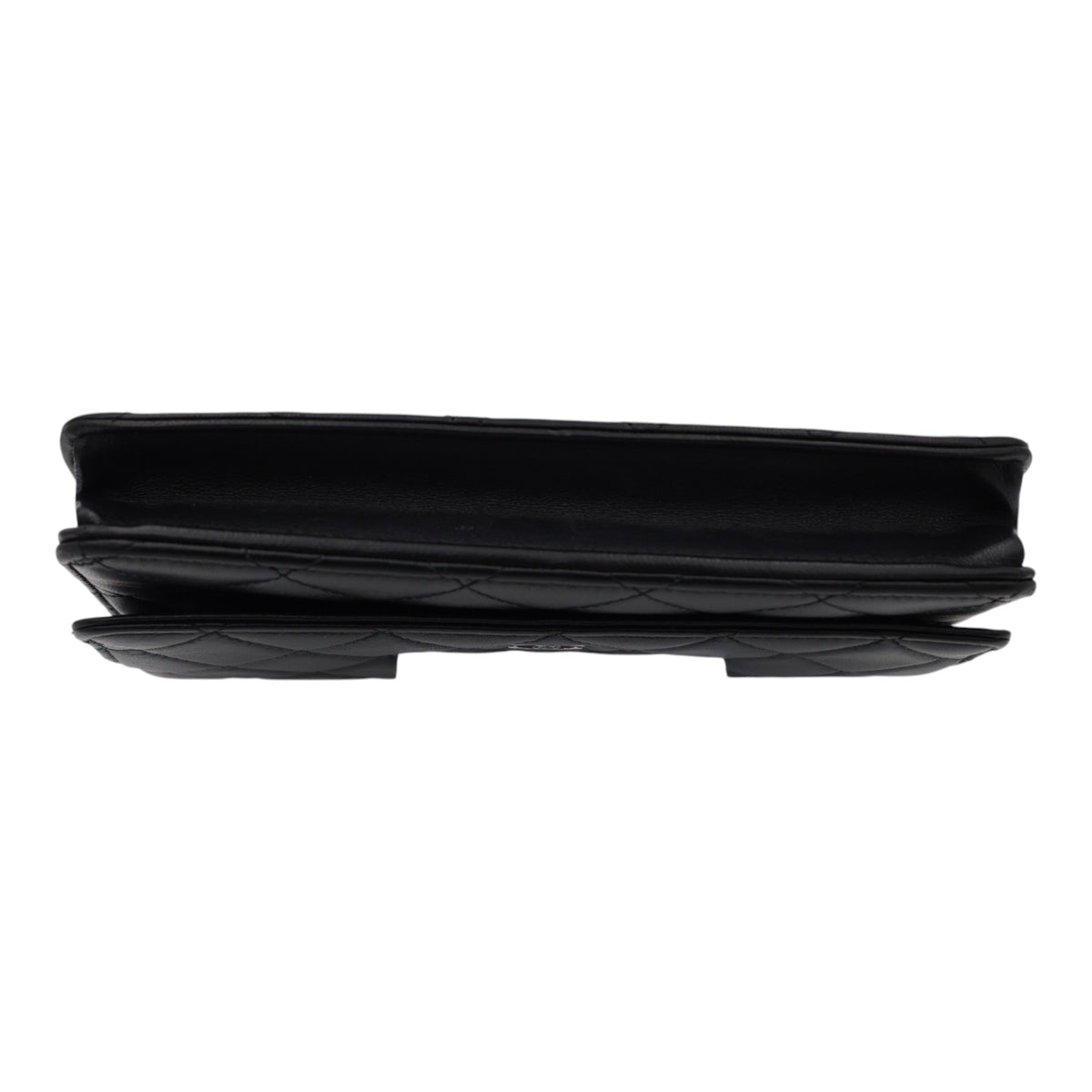 Chanel Quilted Black Flap Wallet / Small Leather Goods