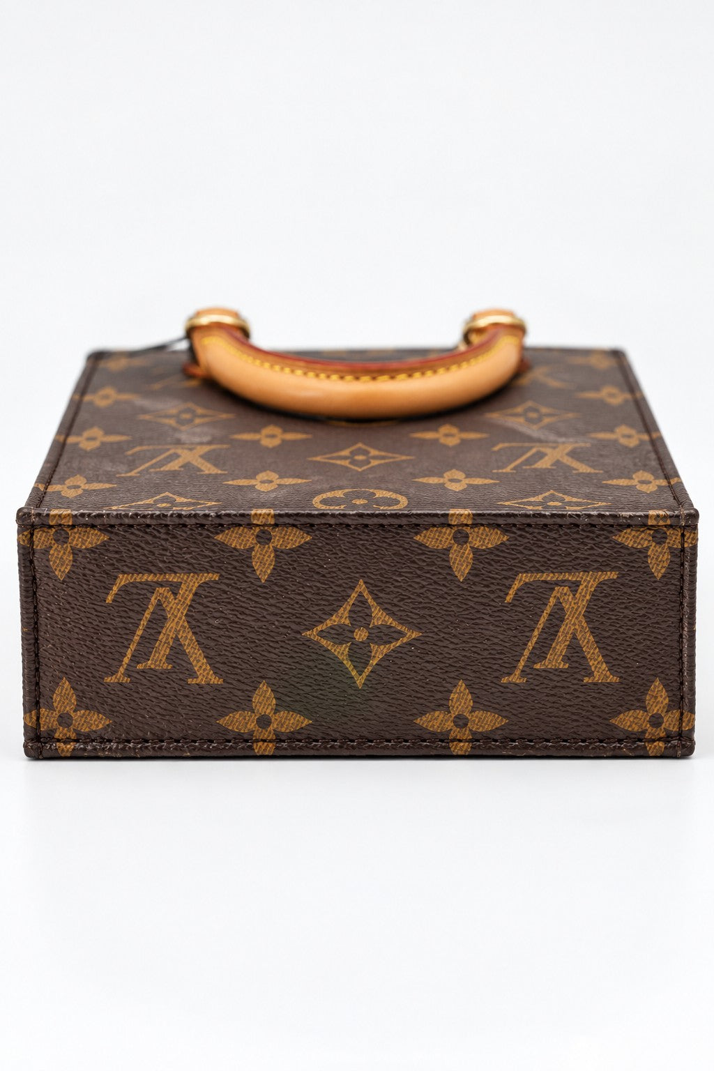 Louis Vuitton Monogram Canvas Petit Sac Plat Brown GHW